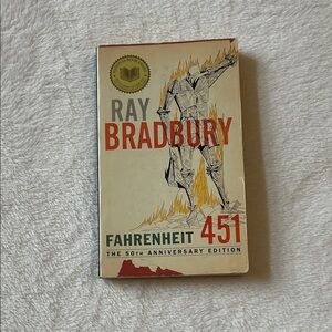 Ray Bradbury 'Fahrenheit 451' 50th Anniversary Edition Book